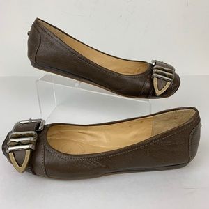 Gianni Bini Ballet Flats Buckle Toe Sz 6